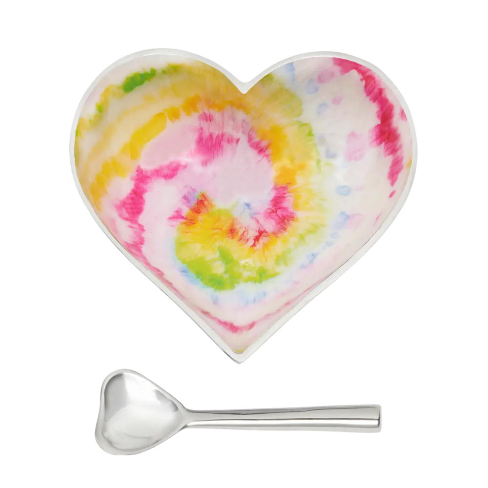 Happy Pastel Groovy Heart with Spoon