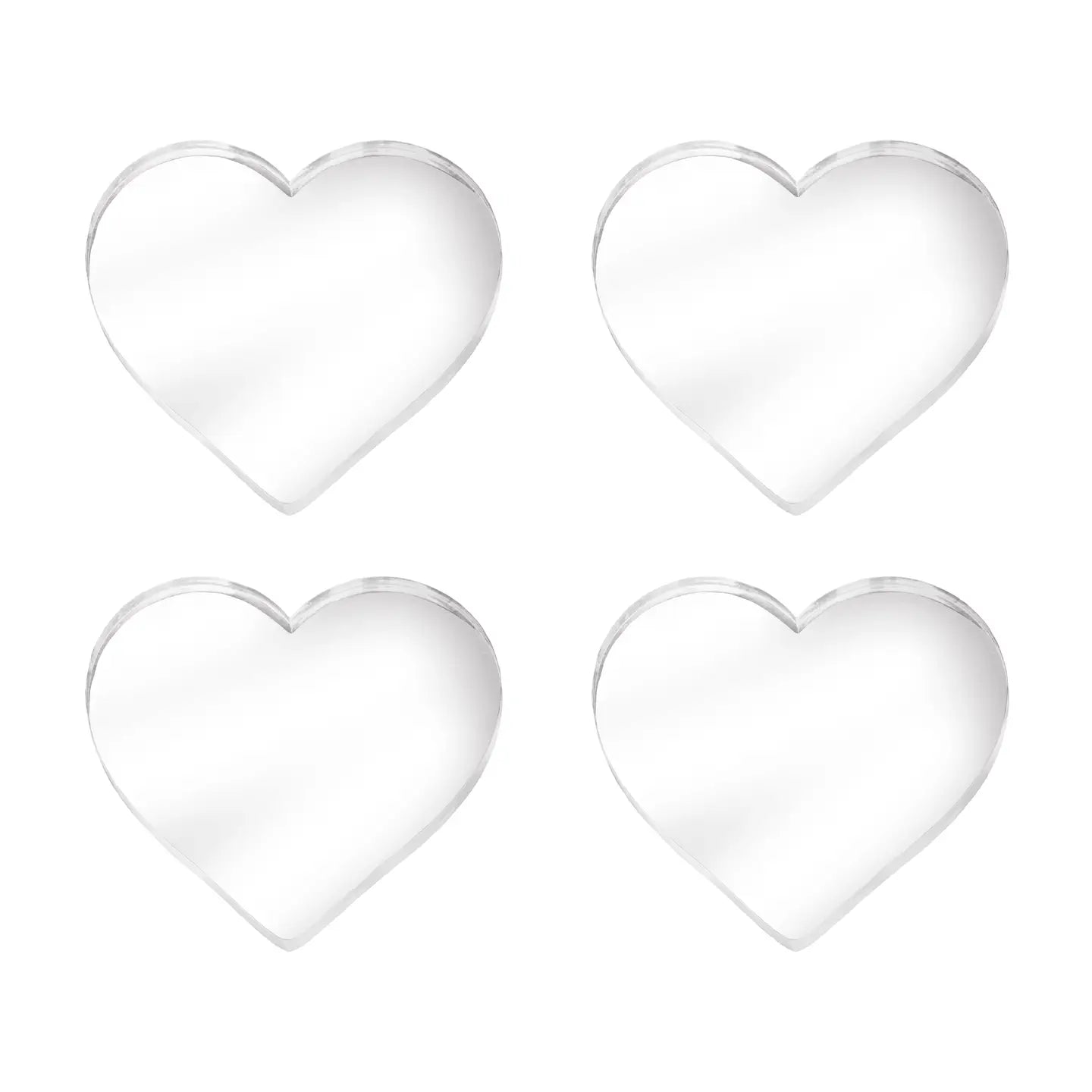 Cheers Acrylic Coaster Set - Clear