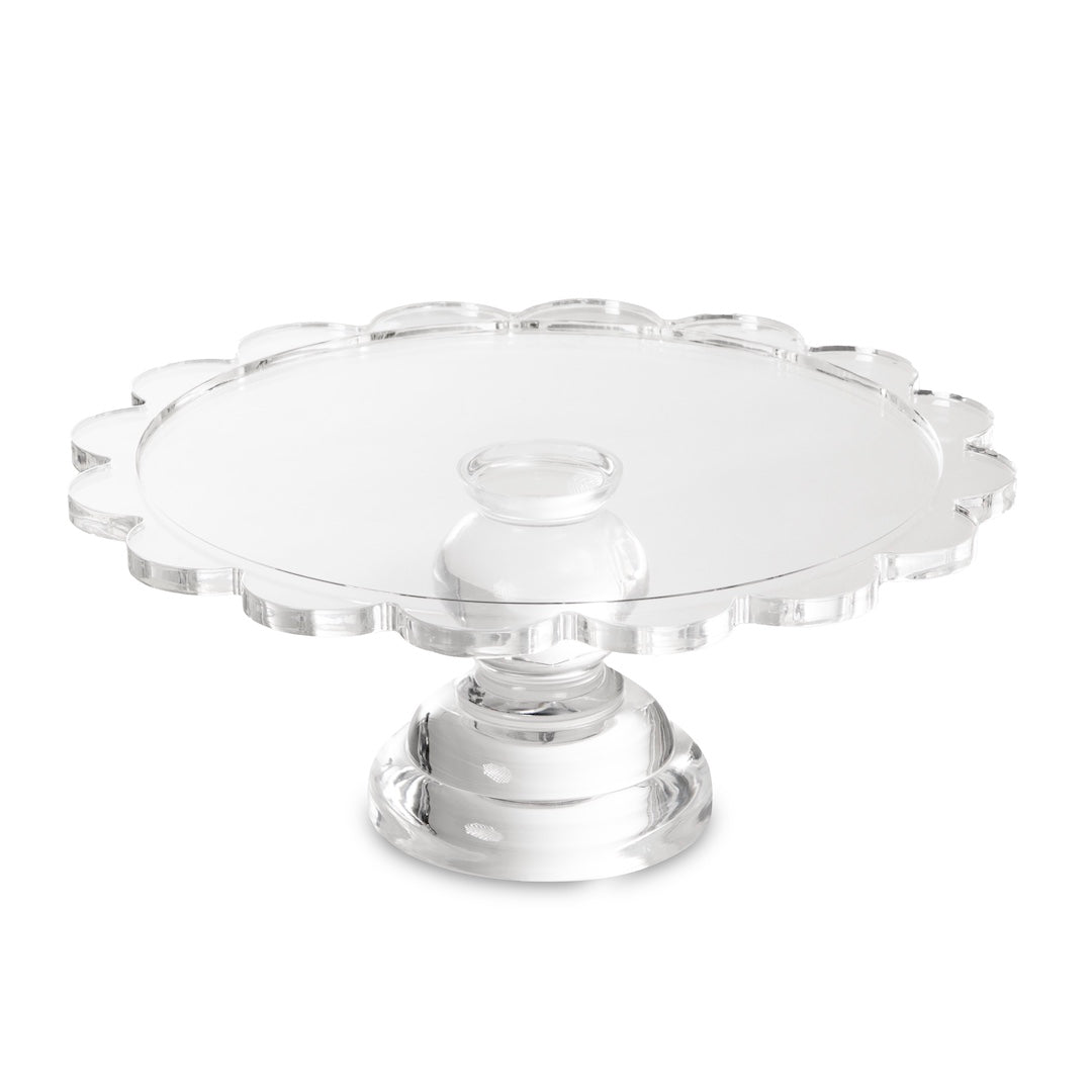 Coco Clear Acrylic Pedestal Server - Small