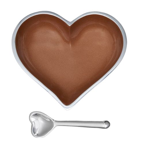 Happy Caramel Heart with Spoon