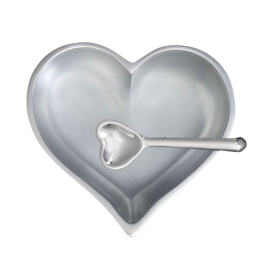 Birthstone Heart with Spoon - April