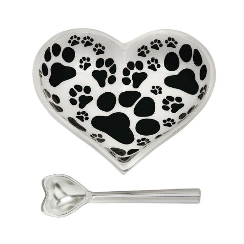 Happy Puppy Love Heart with Spoon