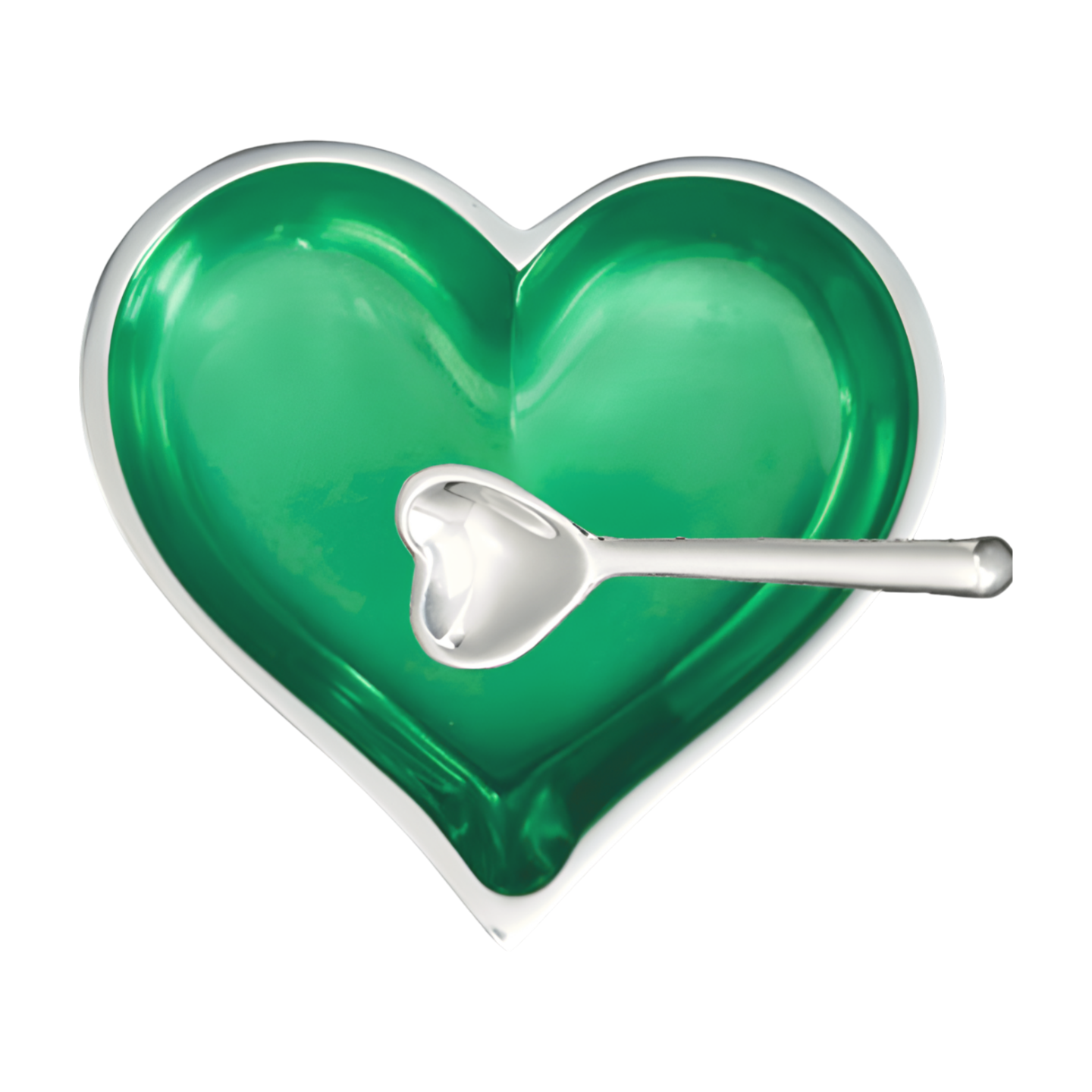 Birthstone Heart with Spoon - May