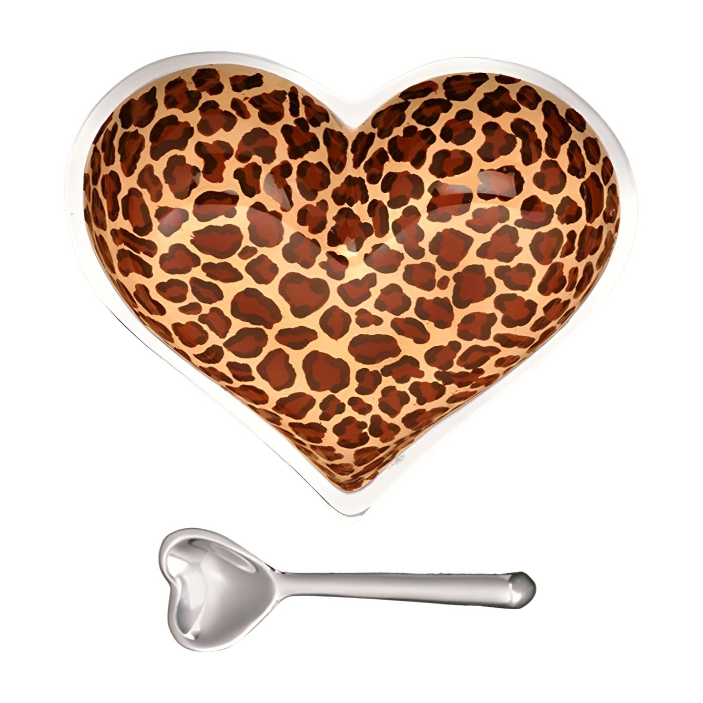 Happy Giraffe Heart with Spoon