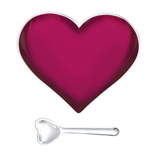 Happy Mahjong Heart with Spoon