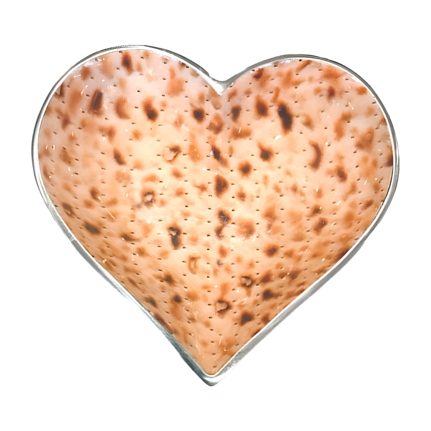 Happy Matza Heart with Spoon