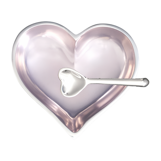 Birthstone Heart with Spoon- October