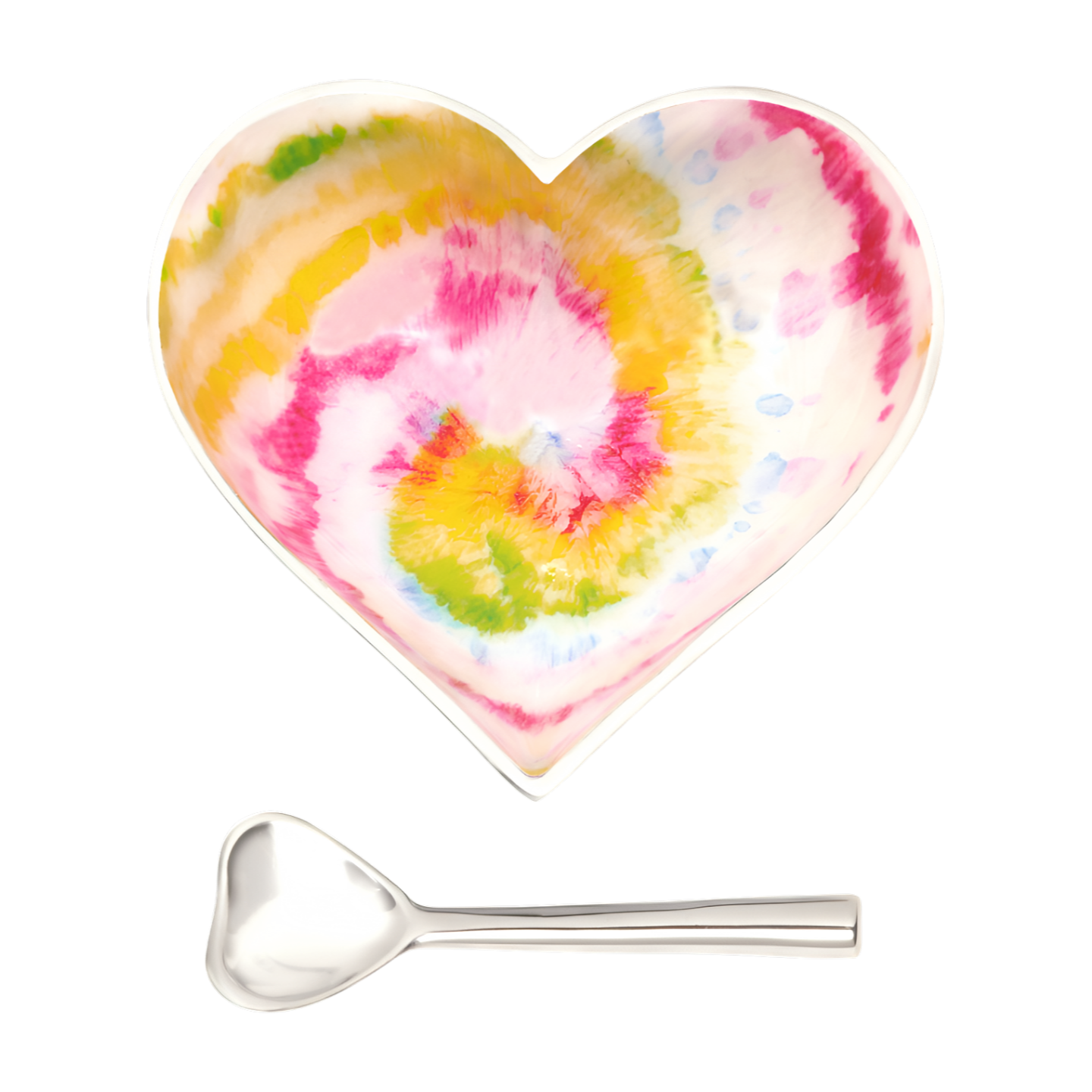 Happy Pastel Groovy Heart with Spoon