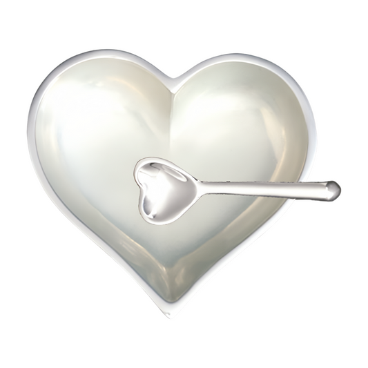 Birthstone Heart with Spoon- June