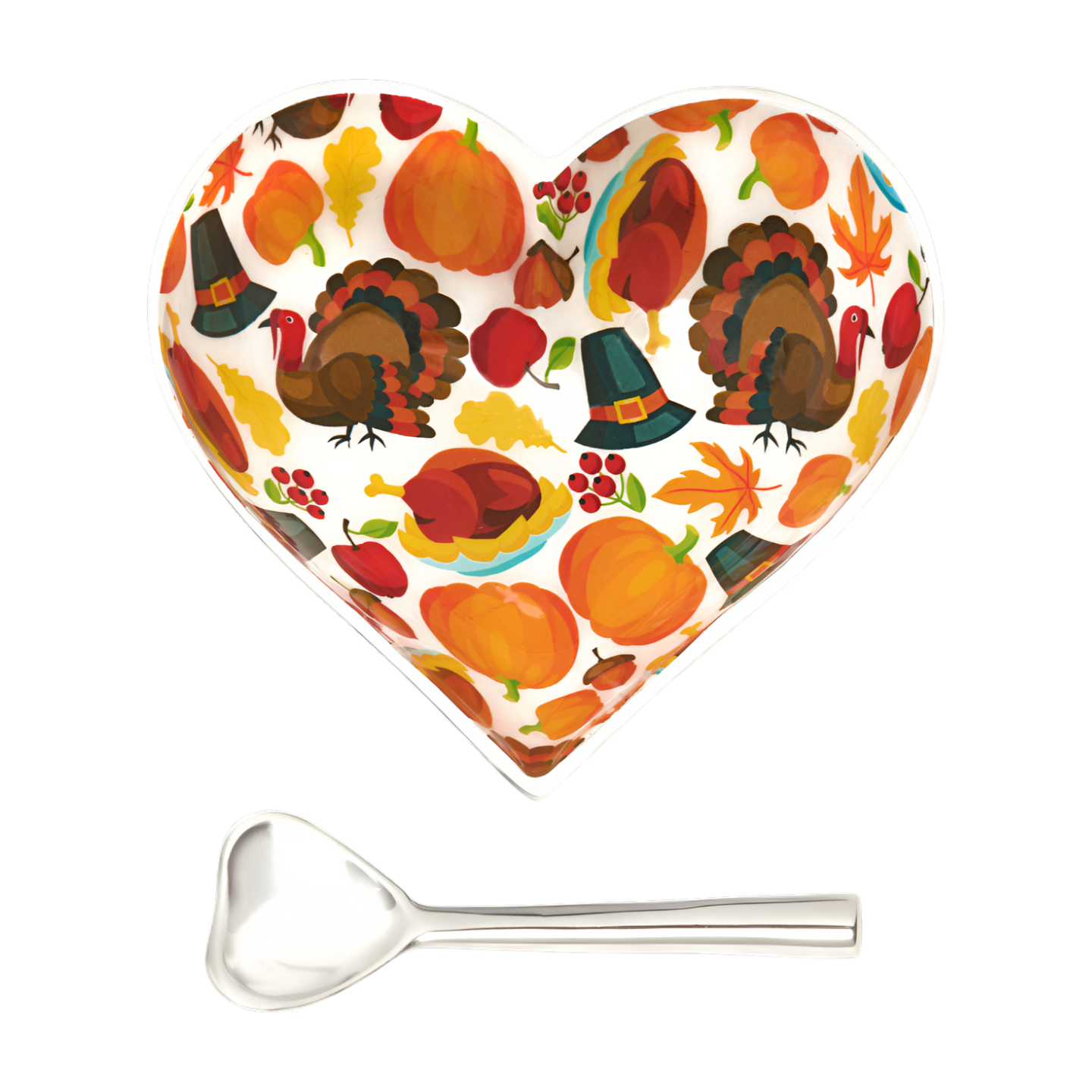 Happy Thanksgiving Heart with Spoon