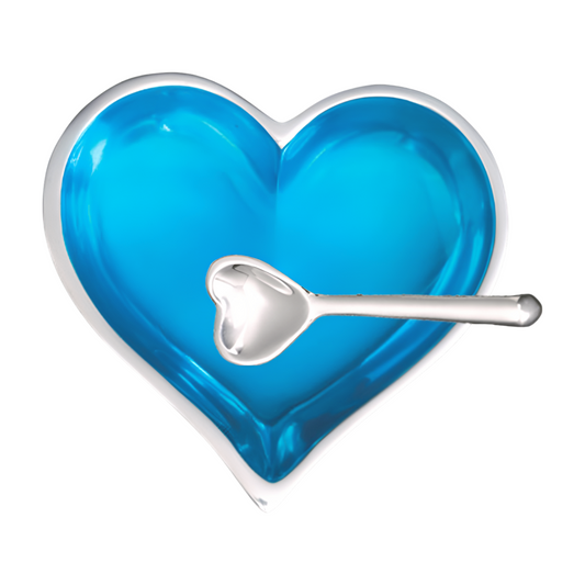 Birthstone Heart with Spoon- December