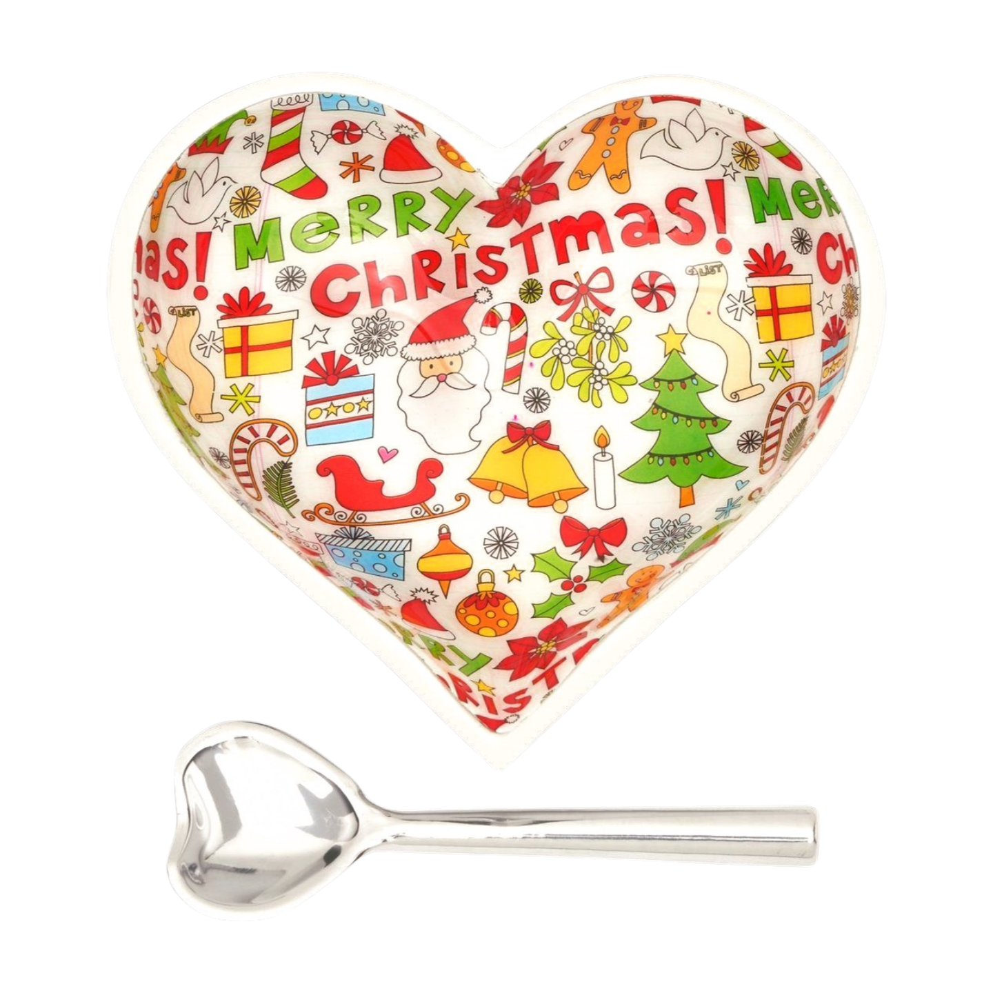 Happy Christmas Heart with Spoon