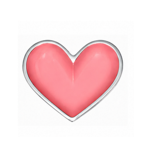 Tiny Cotton Candy Pink Heart
