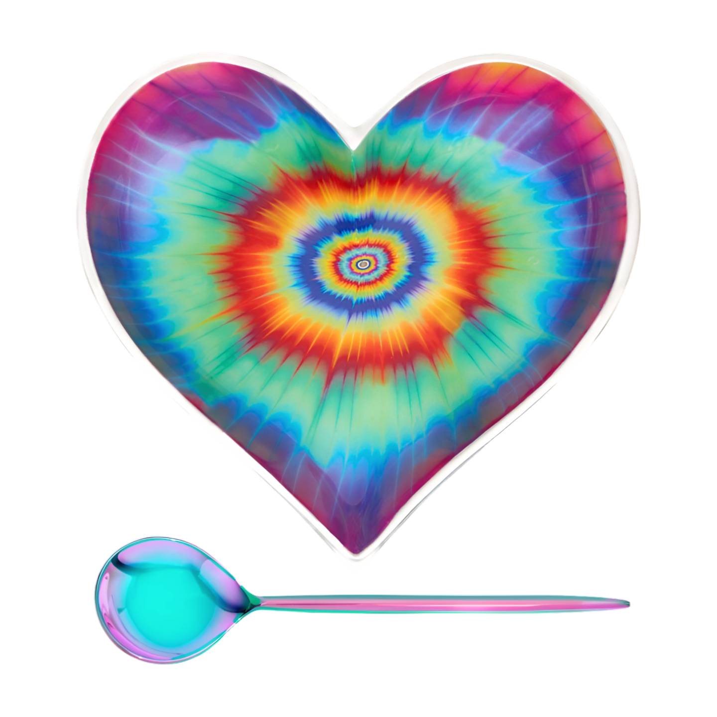 Groovy Heart with Spoon - Medium