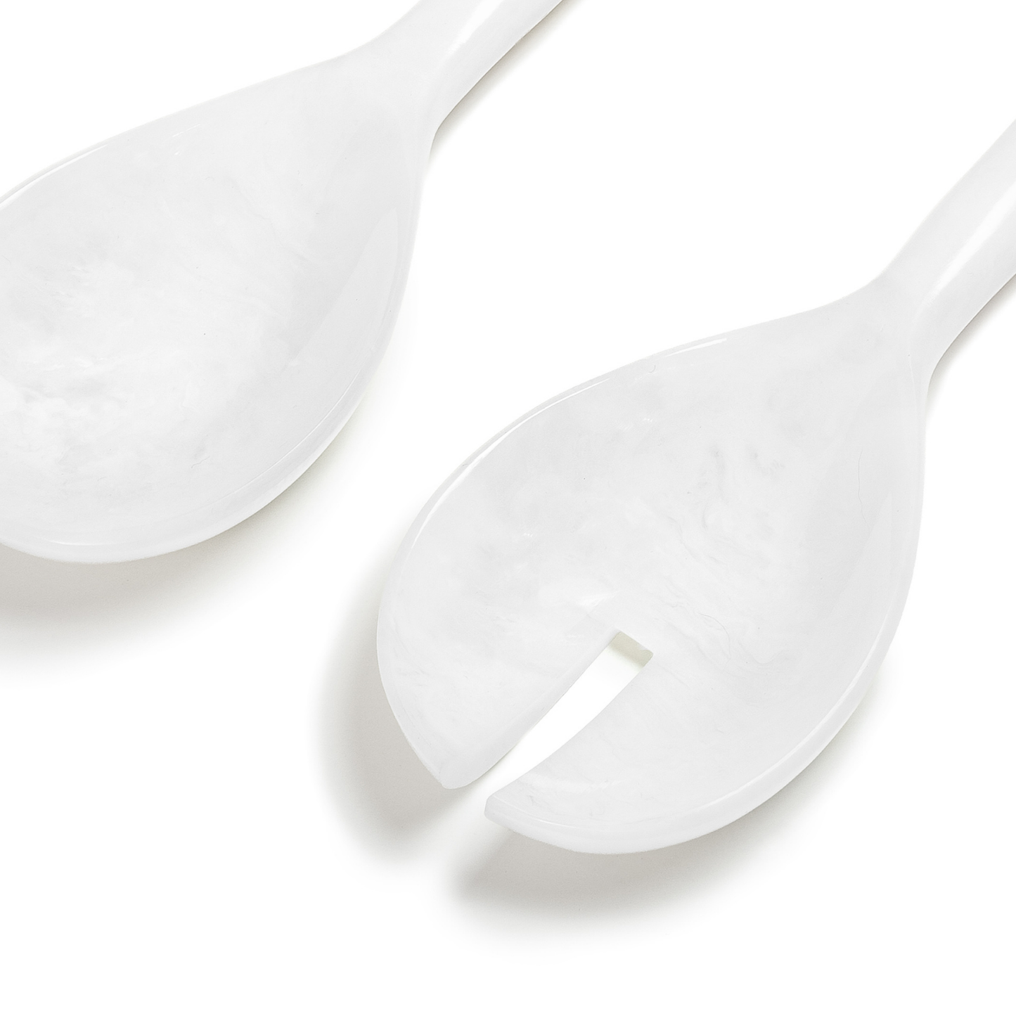 EveryWare Resin Servers - White Swirl