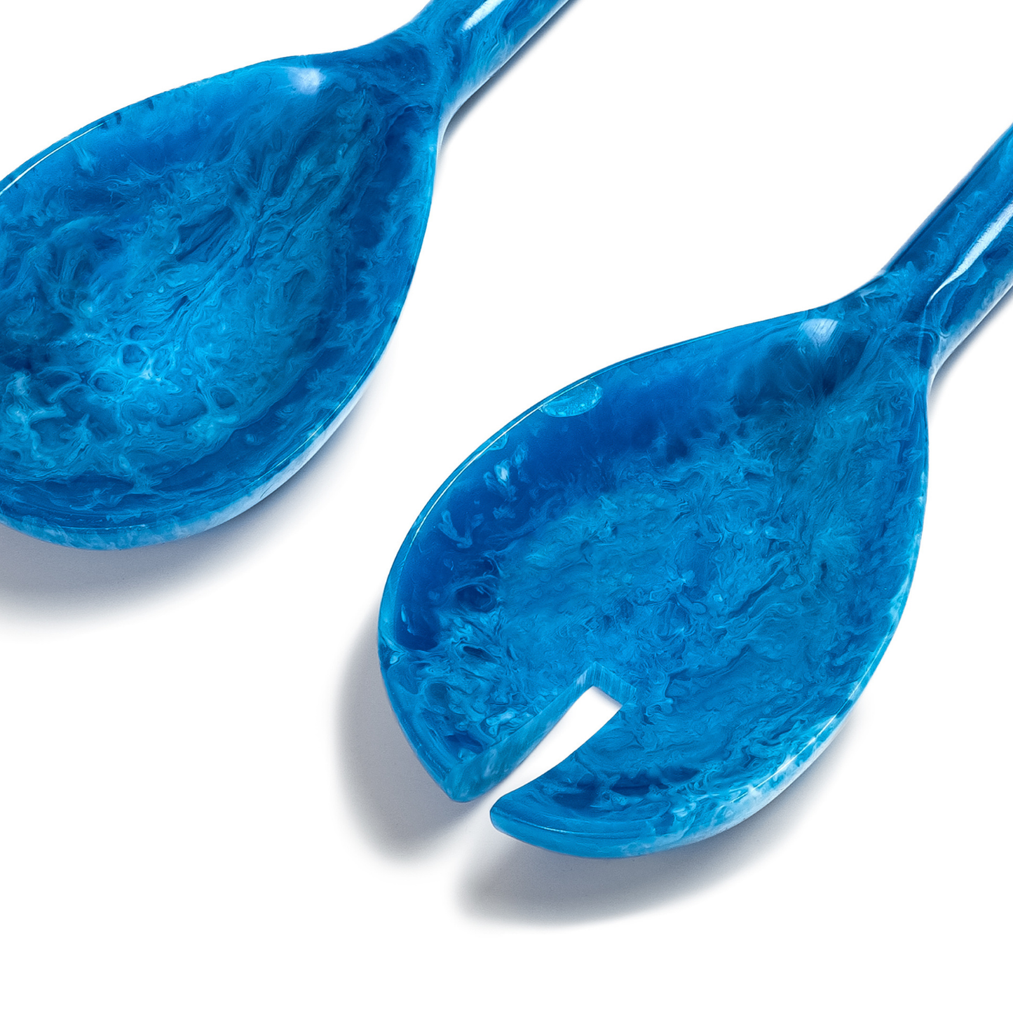 EveryWare Resin Servers - Blue Swirl
