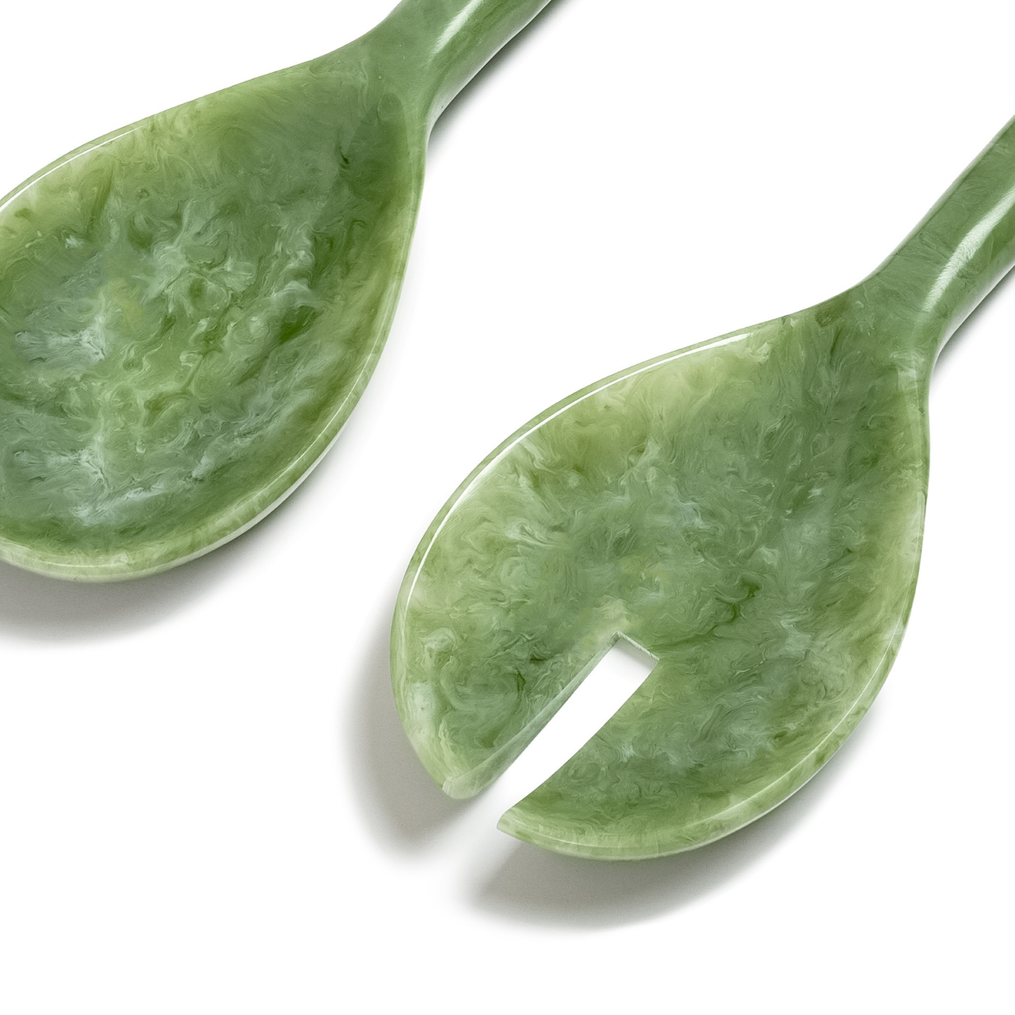 EveryWare Resin Servers - Green Swirl