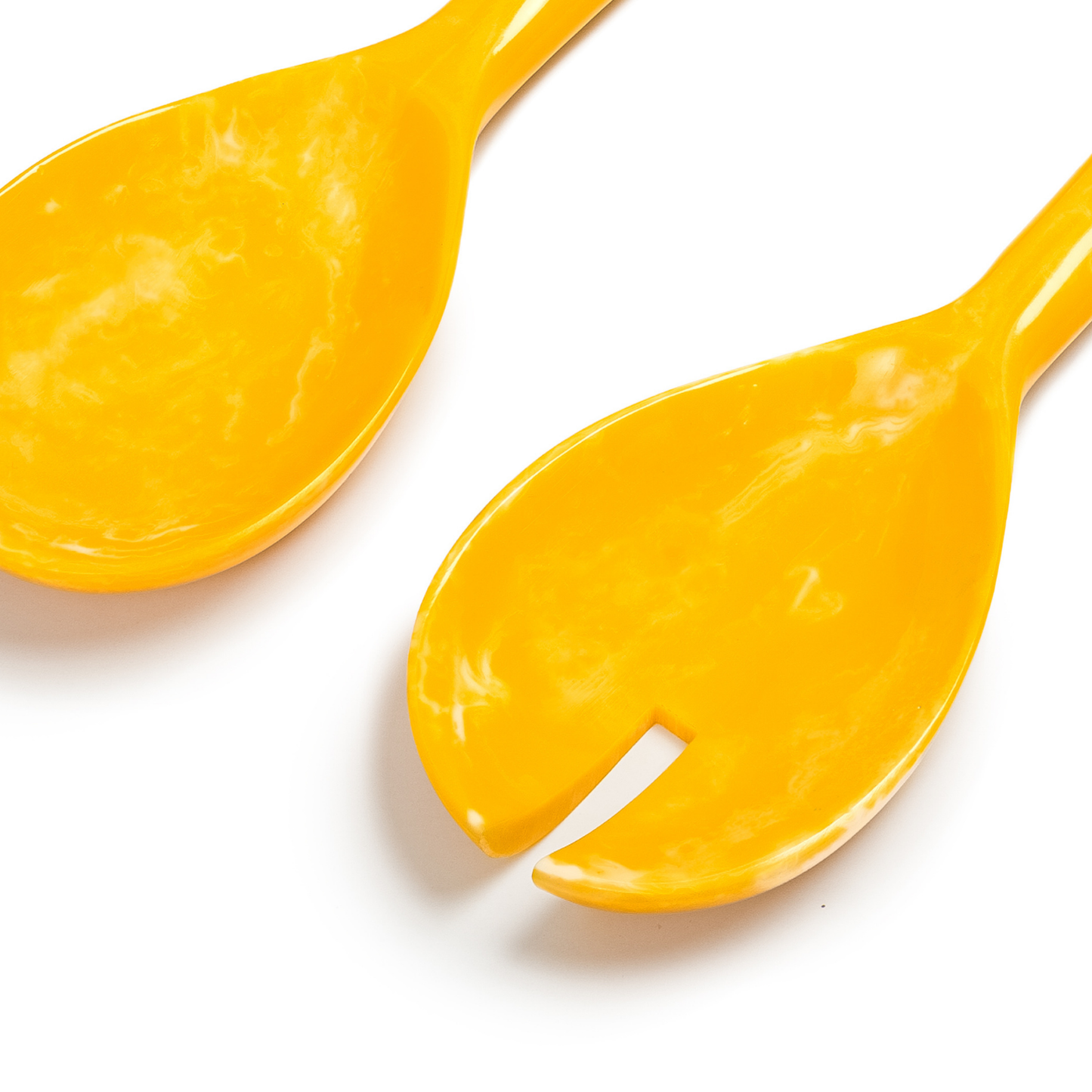 EveryWare Resin Servers - Yellow Swirl