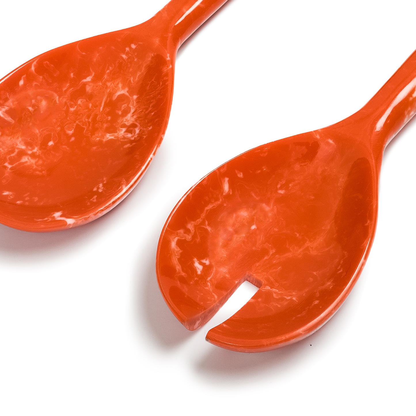 EveryWare Resin Servers - Orange Swirl
