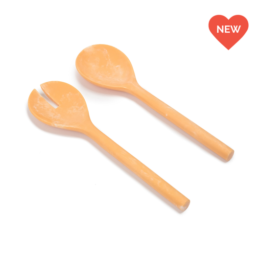 EveryWare Resin Servers - Peach Swirl