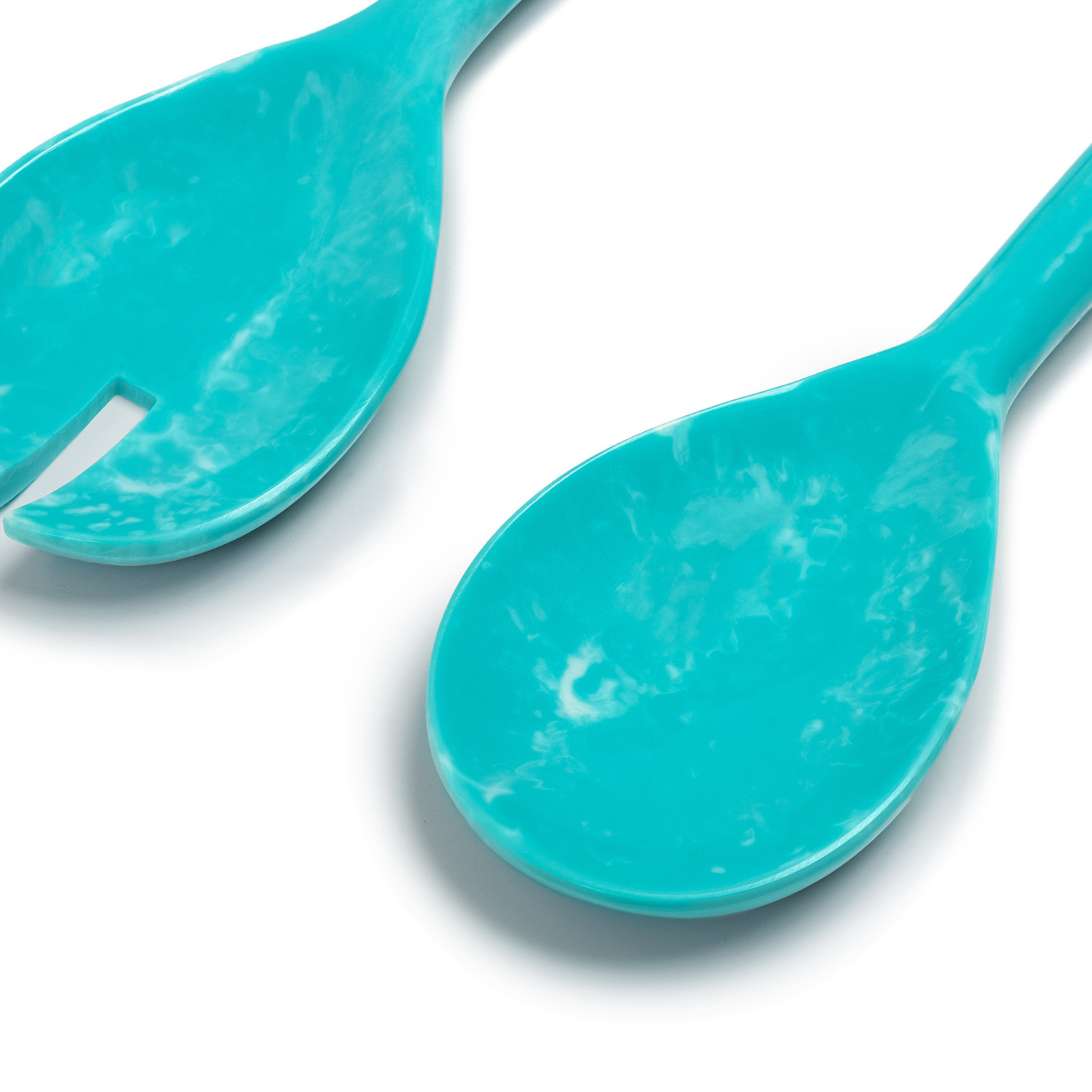 EveryWare Resin Servers - Teal Swirl