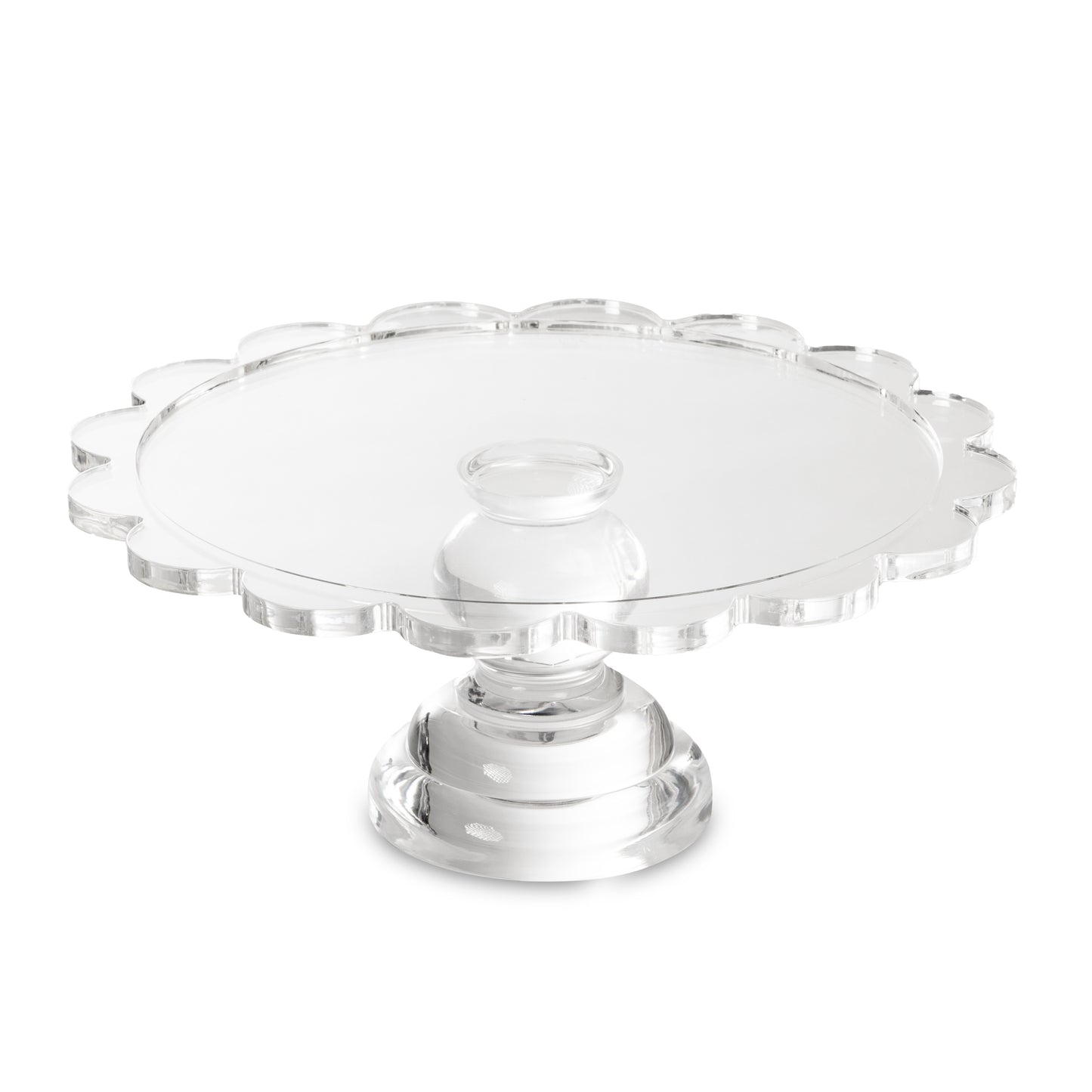 Coco Clear Acrylic Pedestal Server- Large