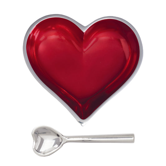 Birthstone Heart with Spoon- July