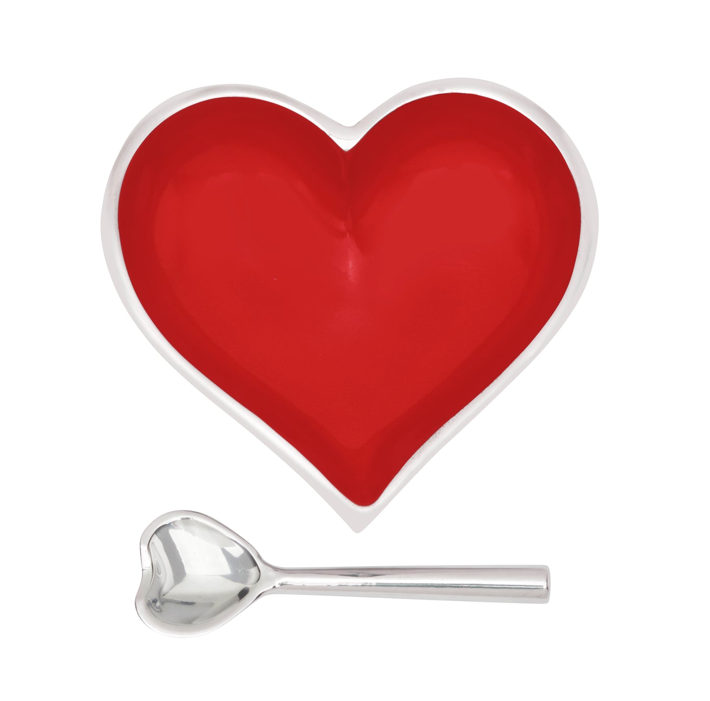 Happy Red Heart with Heart Spoon