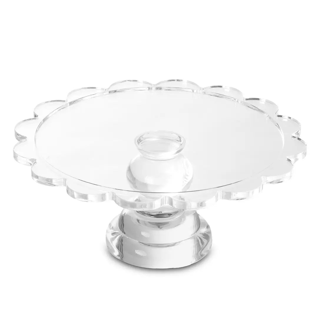 Coco Clear Acrylic Pedestal Server- Large
